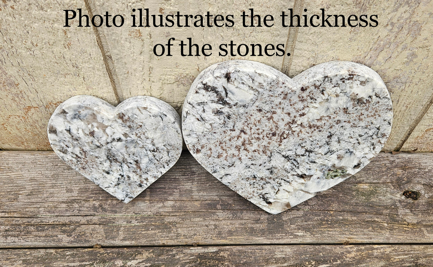 Granite Heart Memorial Pet Stone Medium Size