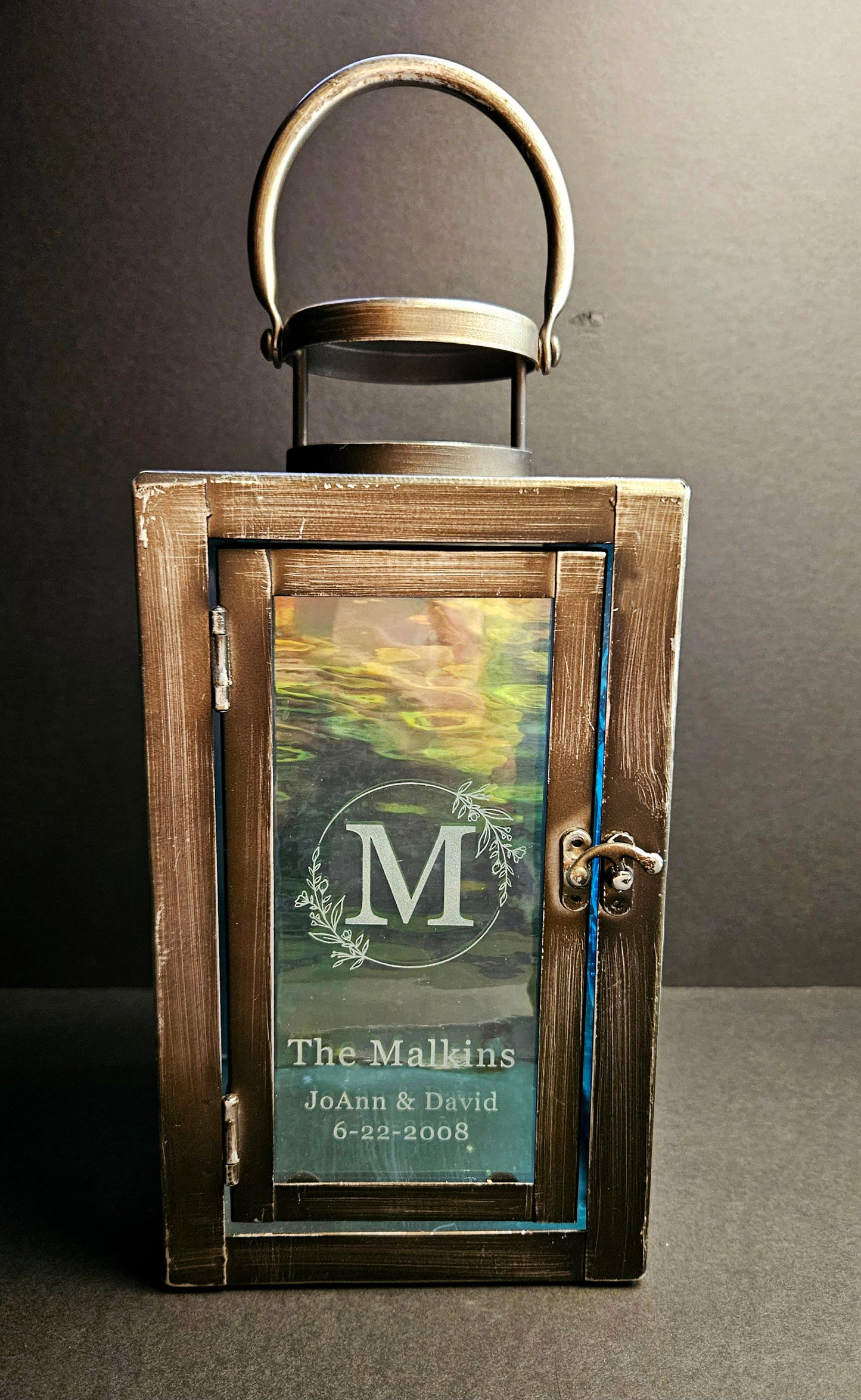 Stained Glass Wedding Lantern