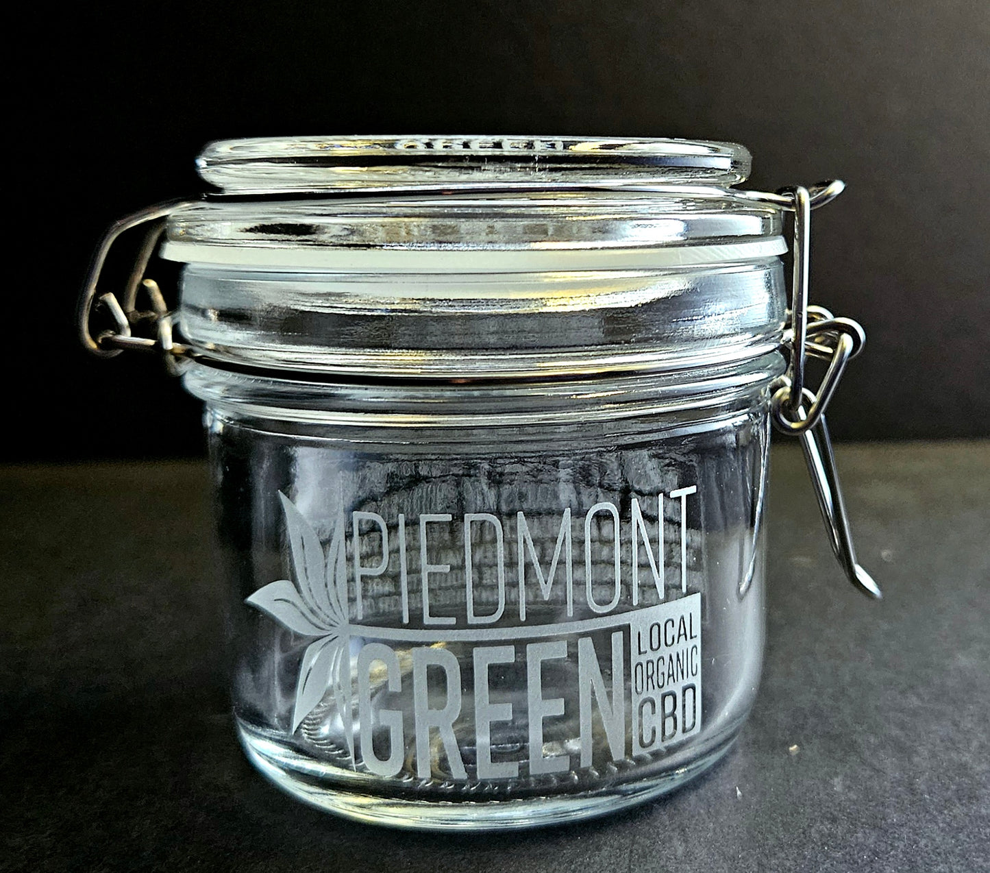 Custom Engraved Clamp Lid Storage Jar