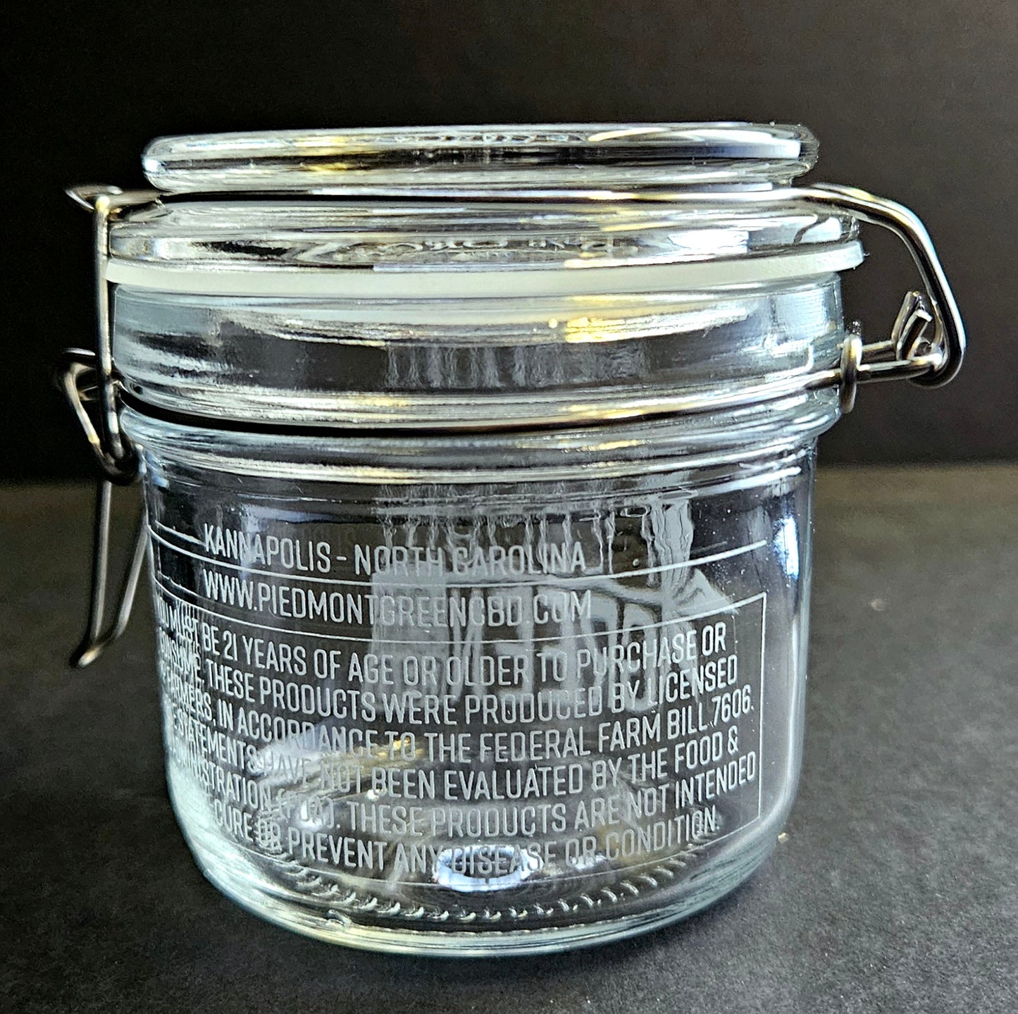 Custom Engraved Clamp Lid Storage Jar