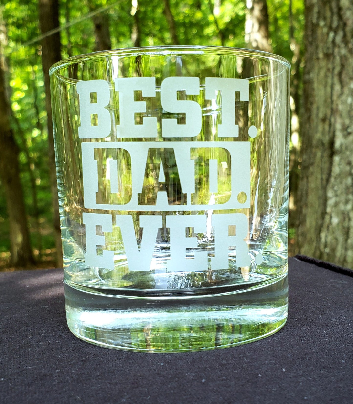 Best Dad Ever Whisky Glass, Father's Day, Rocks Glass, Father Birthday