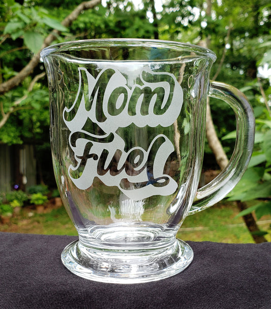 Mom Fuel Coffee Mug, Mom Birthday, Fun Mom Gift from Kids